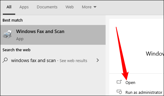 Windows fax si scanare