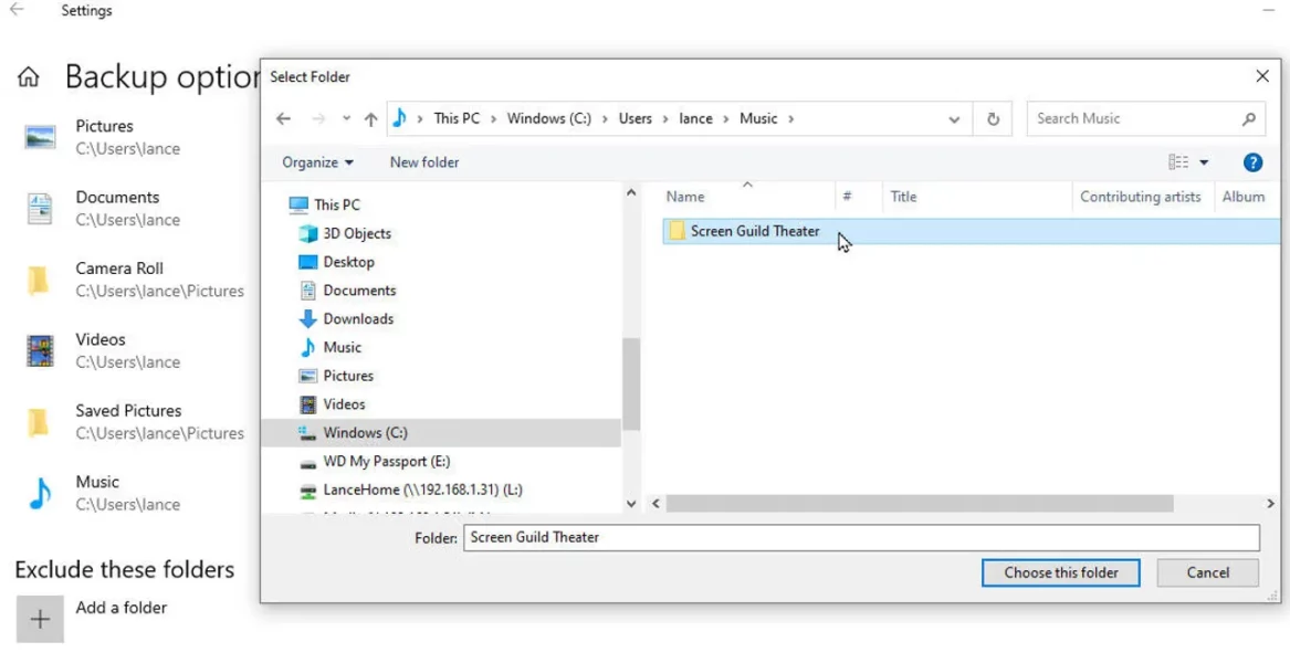 Backup fișiere în Windows 10 și 11