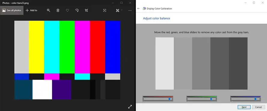Corectare culori Windows 10