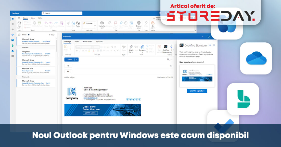 Noul Outlook pentru Windows este acum disponibil storeday
