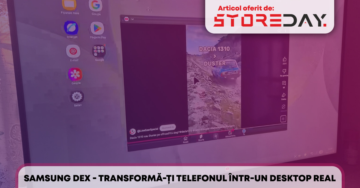 Samsung DeX Transformă ți telefonul într un desktop real