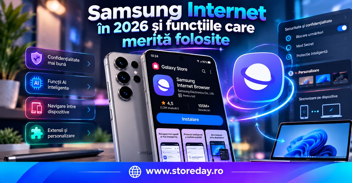 Samsung Internet în 2026 și funcțiile care merită folosite descoperă noutăți despre browser securitate navigare inteligentă și funcții utile prin Tutoriale IT