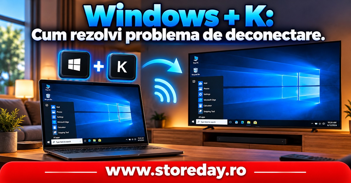 Windows + K Cum rezolvi problema de deconectare in Windows 10 si Windows 11 cu solutii simple tutoriale pc si tutoriale it pentru conexiuni wireless