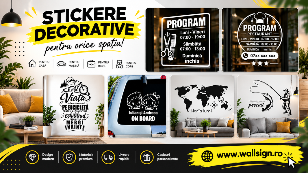 banner wallsign stickere decorative